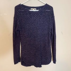 Fever (size L) Navy Blue Long sleeve Knit Sweater